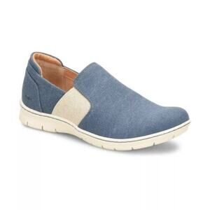 BOC Big On Comfort Seaham Blue Size 9.5 Slip On Comfort Suede Casual Sneaker